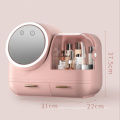 Cosmetic Jewellry Storage Box With LED Mirror